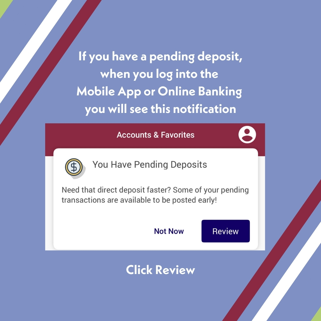 Here's How You Find a Pending Deposit
