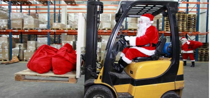 Santa Working