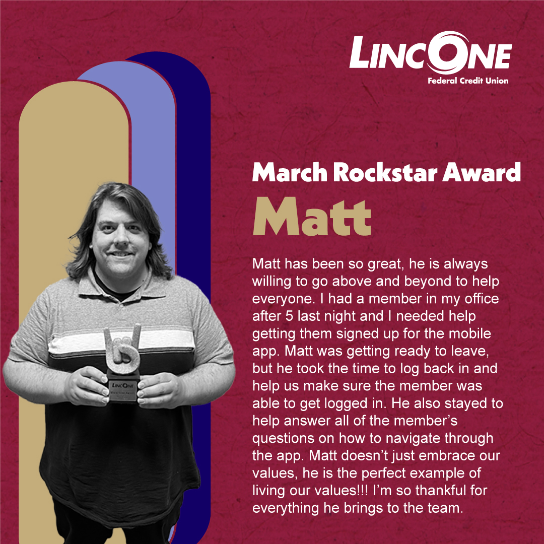 Matt Rockstar Award 4.2023