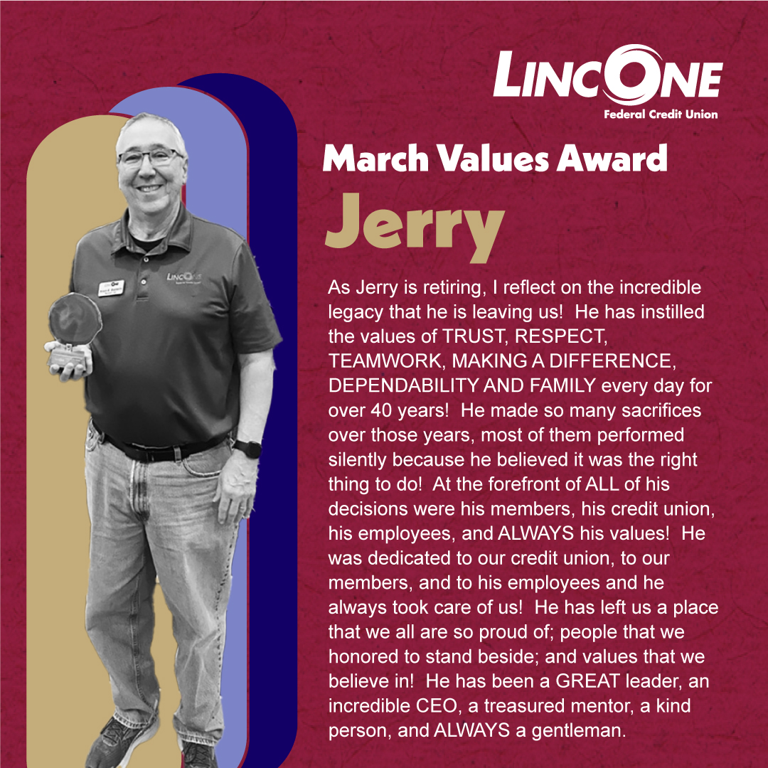 Jerry Values Award 4.2023