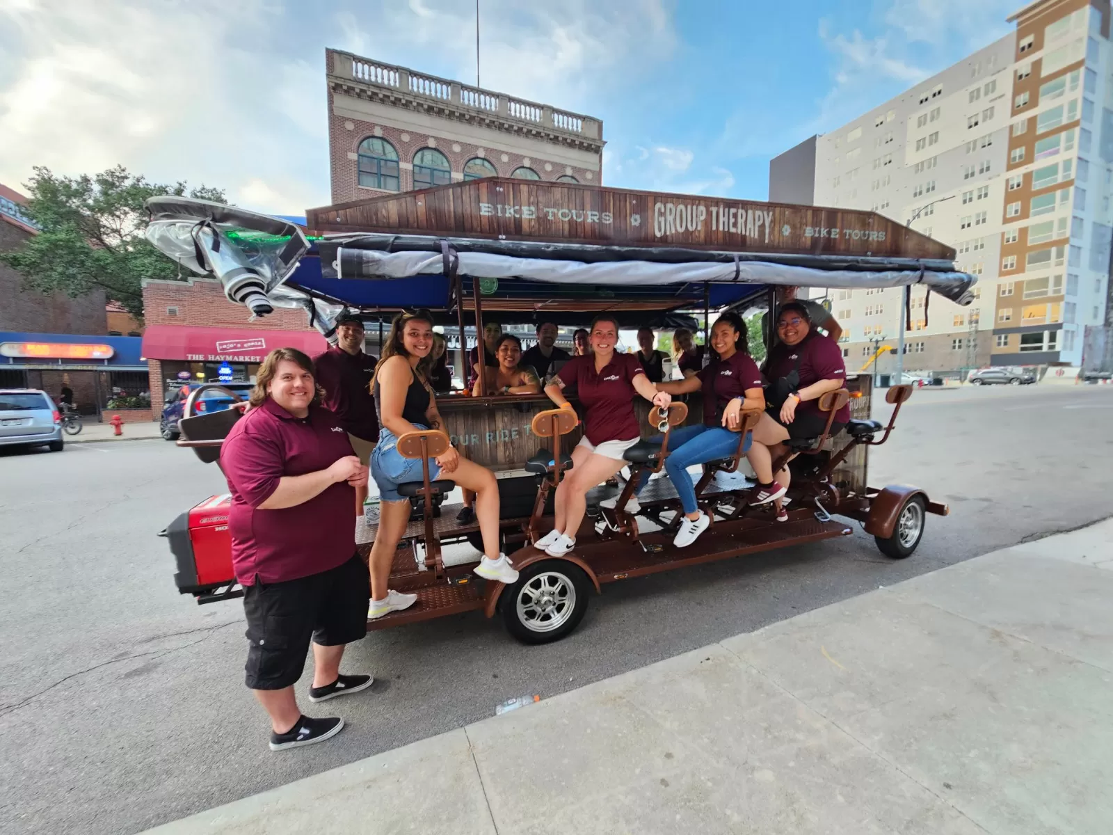 LincFun on the Group Therapy Bike Tour Photo