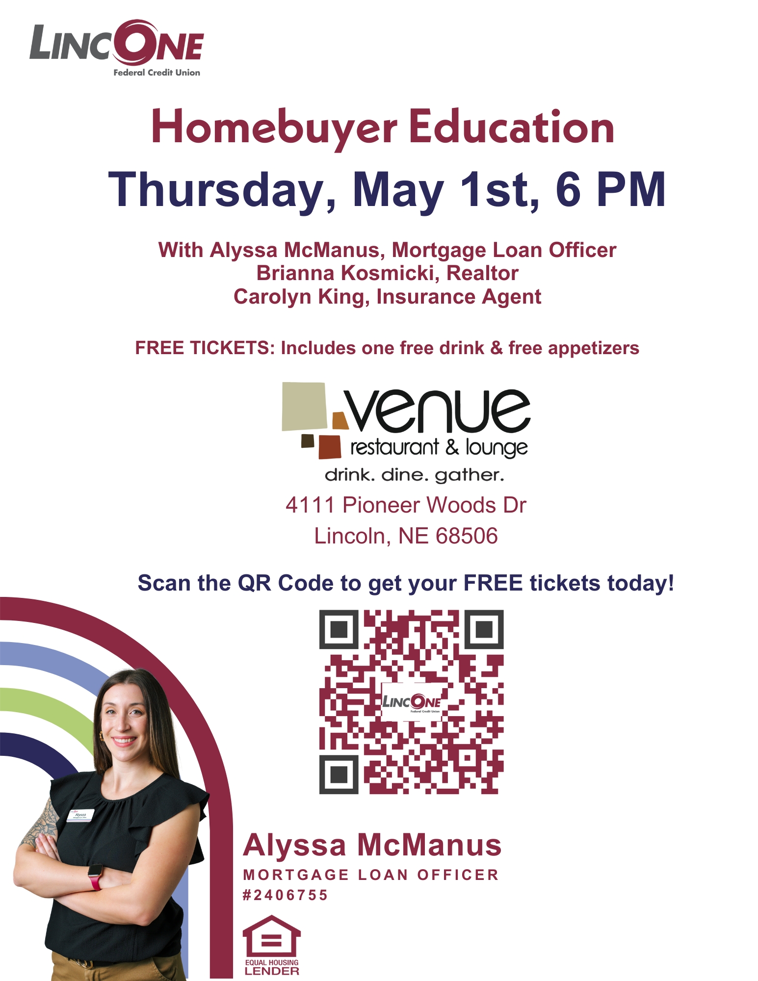 Attend our FREE Homebuyer Education Seminar on Thursday, May 1st! 